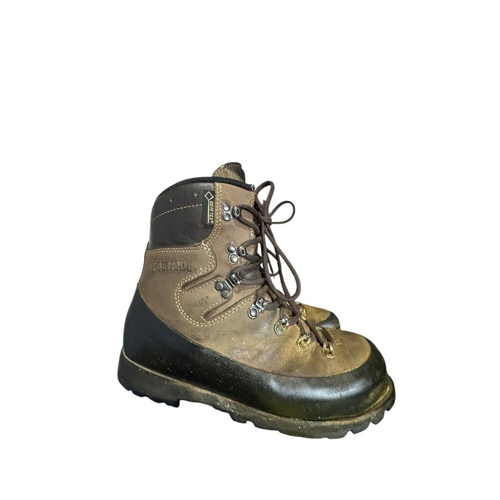 San Ramon 6” Meindhl EH Lineman Boots Sz 8.5 UK 9.5 US Mens Distressed Steel Toe